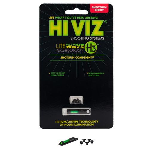 HIVIZ LiteWave H3 CompSight Tritium Fiber-Optic Shotgun Sight